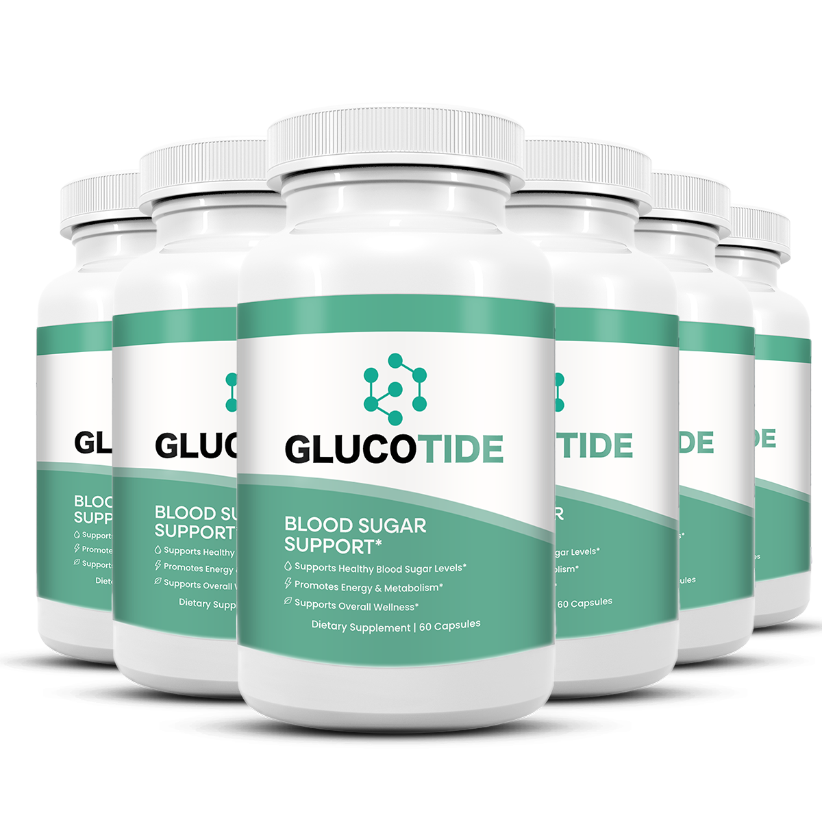 Glucotide blood sugar support capsules bundle